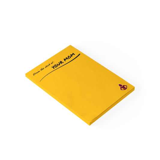 Copy of 'From the desk of YOUR MOM' - YELLOW - Personalized Mom Note Pads - Cute Stationery post-it - Your Mom's Outfitters