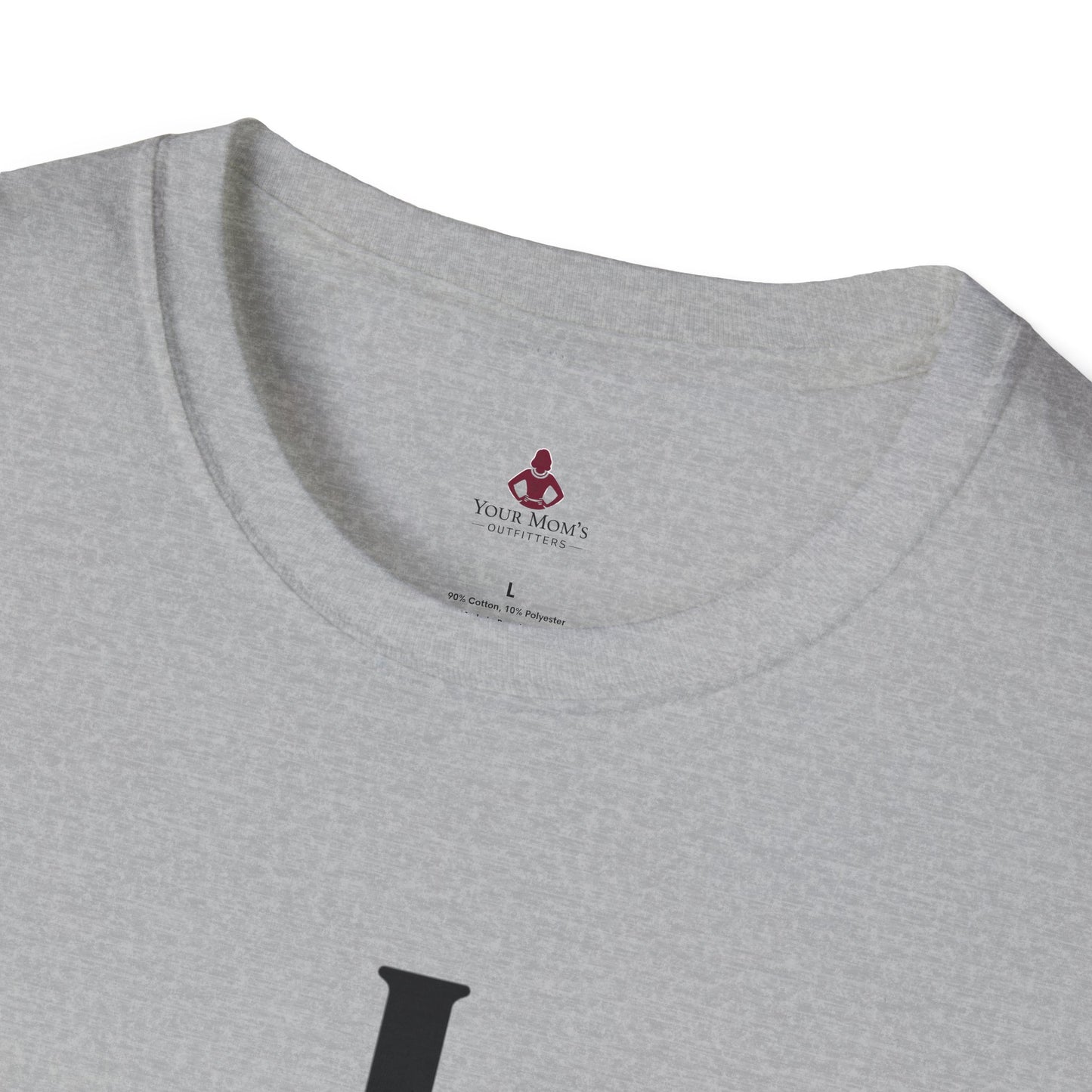 I love Football MOMS - Unisex Softstyle T-Shirt - Your Mom's Outfitters