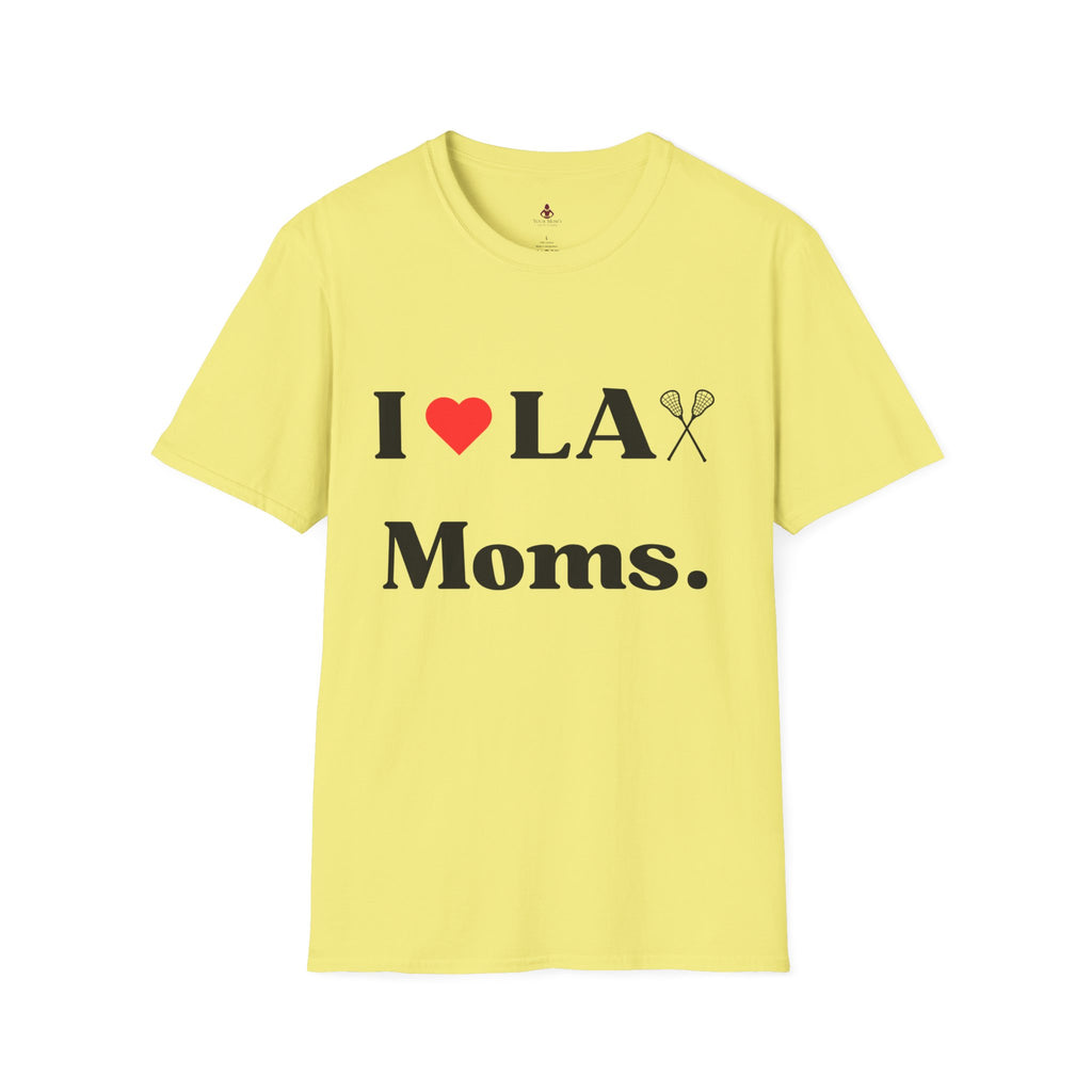 'I Love LAX moms' - Unisex Softstyle T-Shirt - Lacrosse - Your Mom's Outfitters