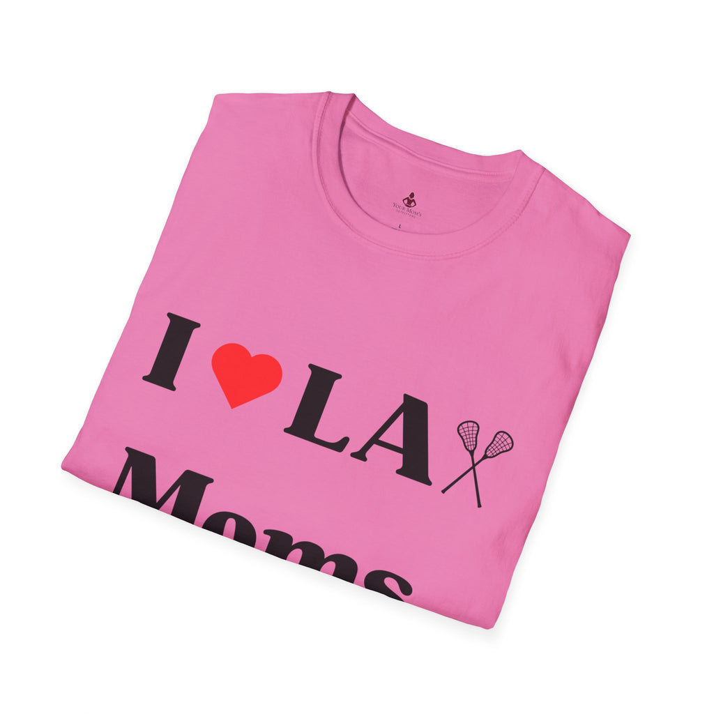 'I Love LAX moms' - Unisex Softstyle T-Shirt - Lacrosse - Your Mom's Outfitters