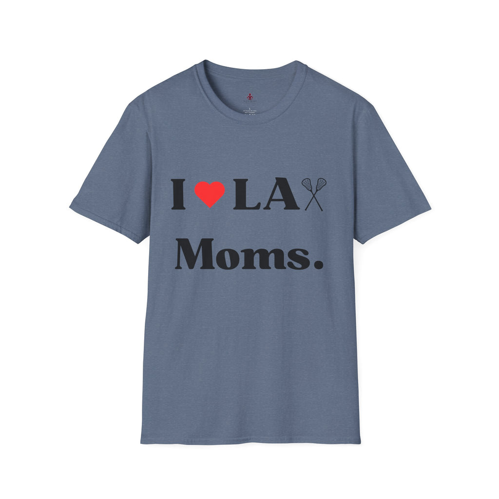 'I Love LAX moms' - Unisex Softstyle T-Shirt - Lacrosse - Your Mom's Outfitters