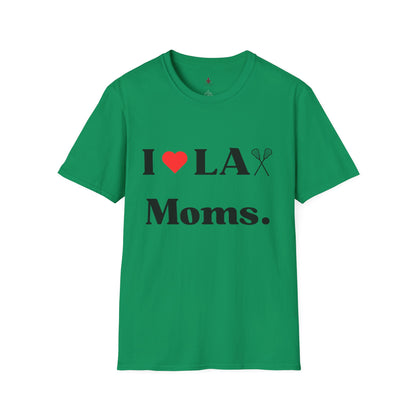 'I Love LAX moms' - Unisex Softstyle T-Shirt - Lacrosse - Your Mom's Outfitters
