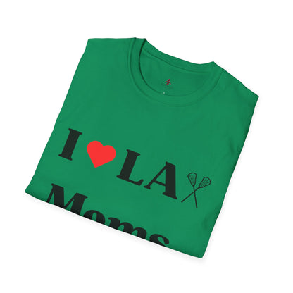 'I Love LAX moms' - Unisex Softstyle T-Shirt - Lacrosse - Your Mom's Outfitters