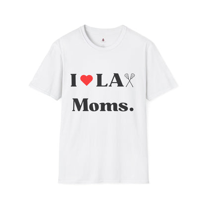 'I Love LAX moms' - Unisex Softstyle T-Shirt - Lacrosse - Your Mom's Outfitters