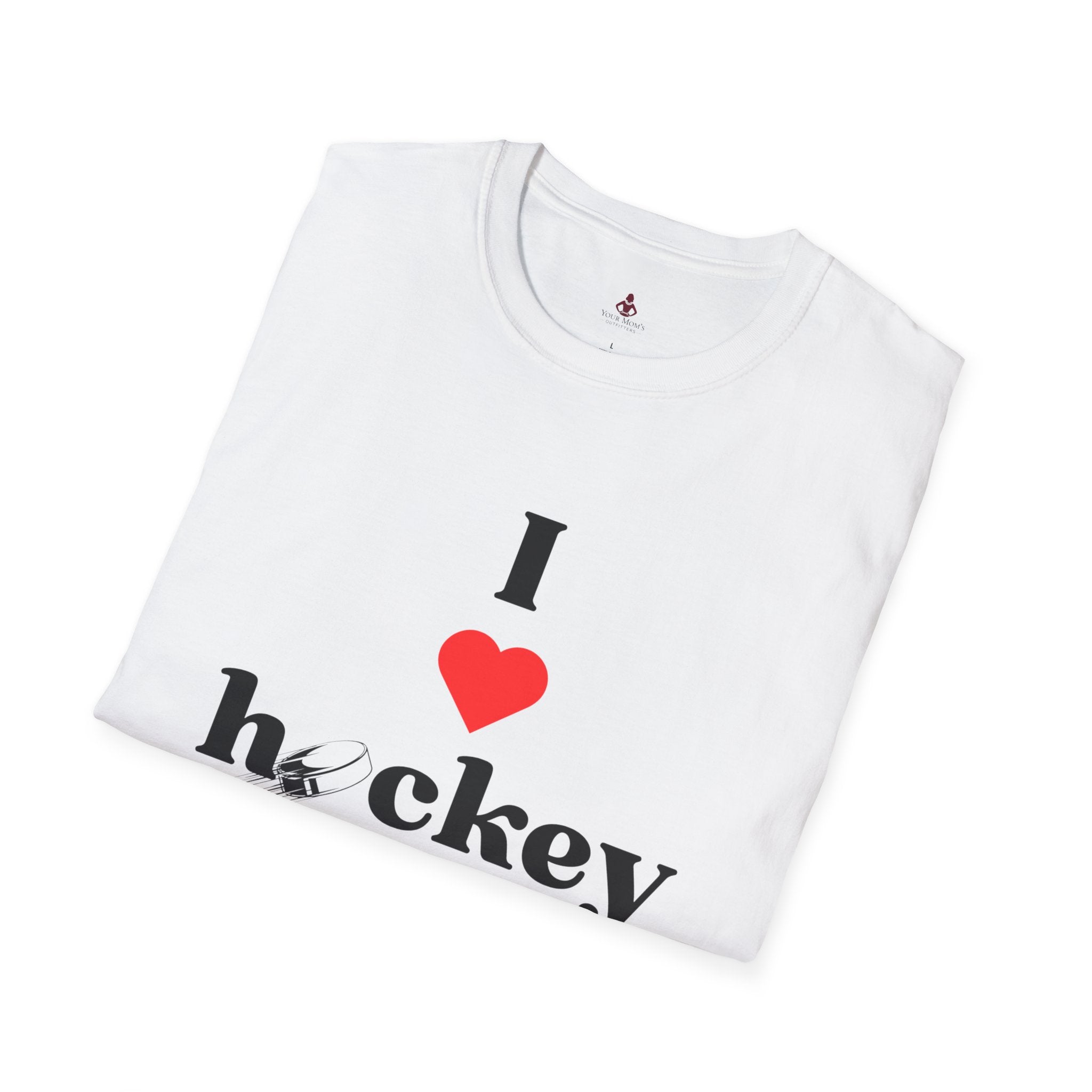 'I Love Hockey Moms' - Unisex Softstyle T-Shirt | Perfect Gift for HOCKEY Enthusiasts - Your Mom's Outfitters