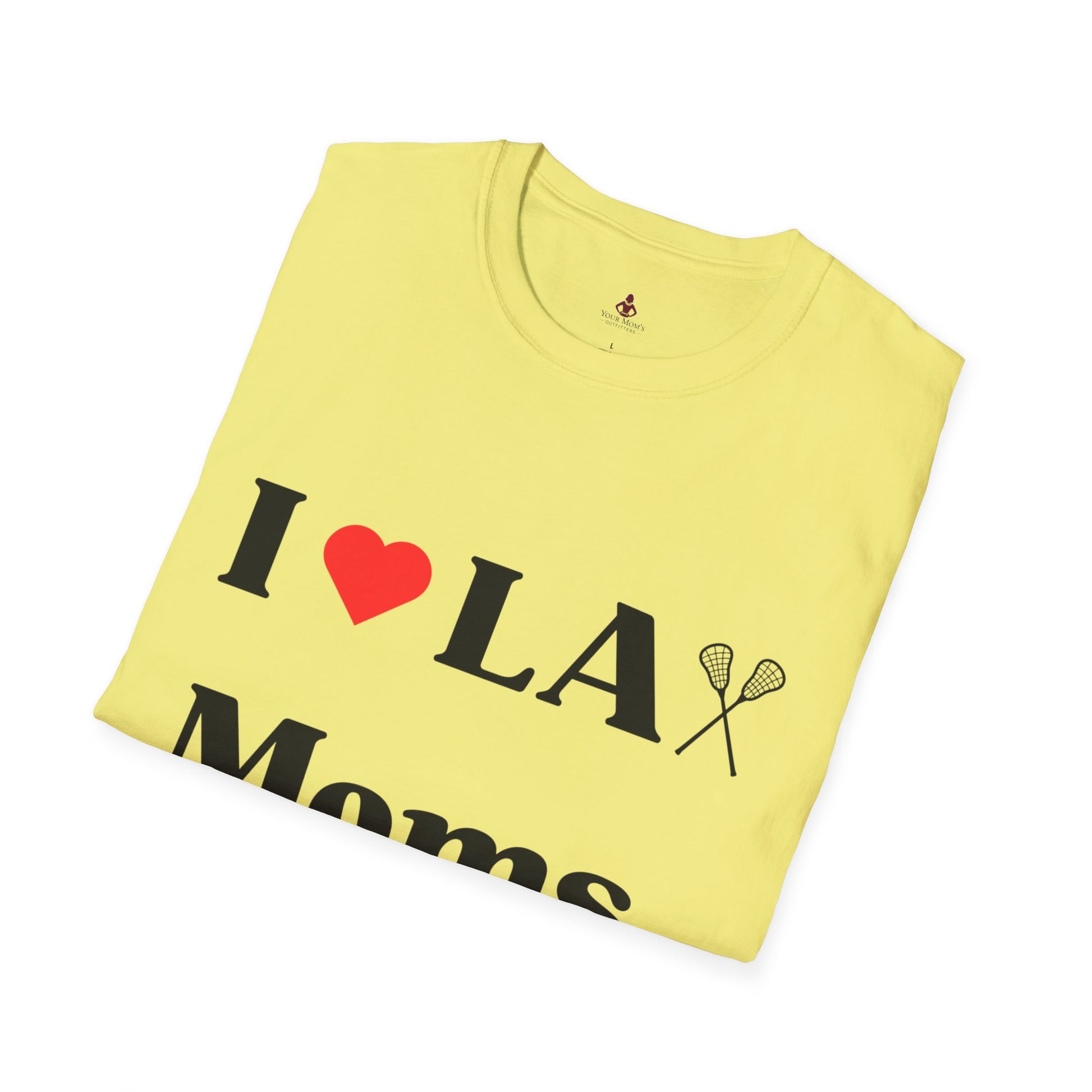 'I Love LAX moms' - Unisex Softstyle T-Shirt - Lacrosse - Your Mom's Outfitters
