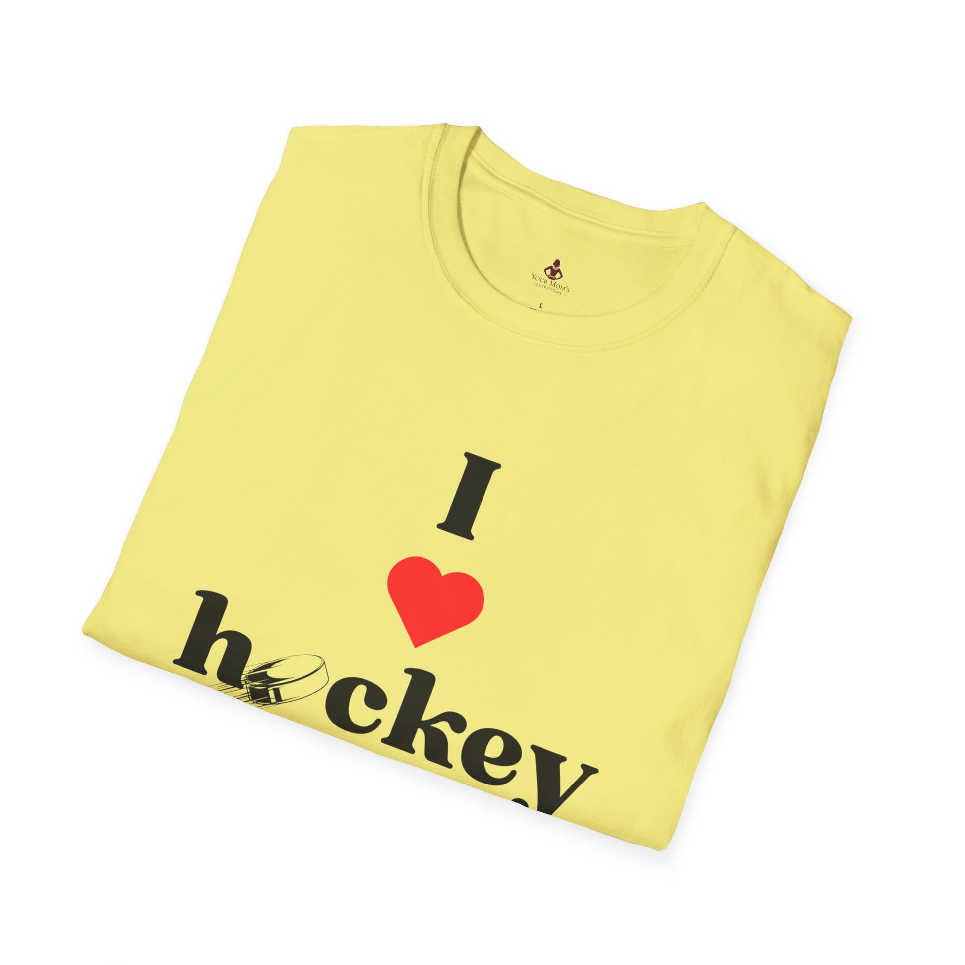 'I Love Hockey Moms' - Unisex Softstyle T-Shirt | Perfect Gift for HOCKEY Enthusiasts - Your Mom's Outfitters