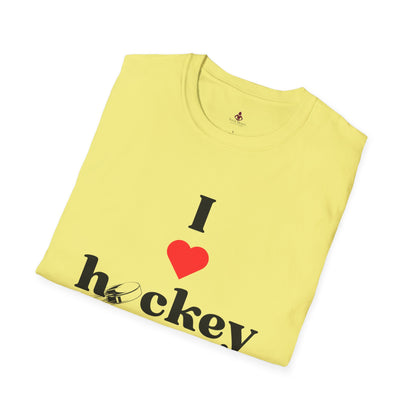 'I Love Hockey Moms' - Unisex Softstyle T-Shirt | Perfect Gift for HOCKEY Enthusiasts - Your Mom's Outfitters