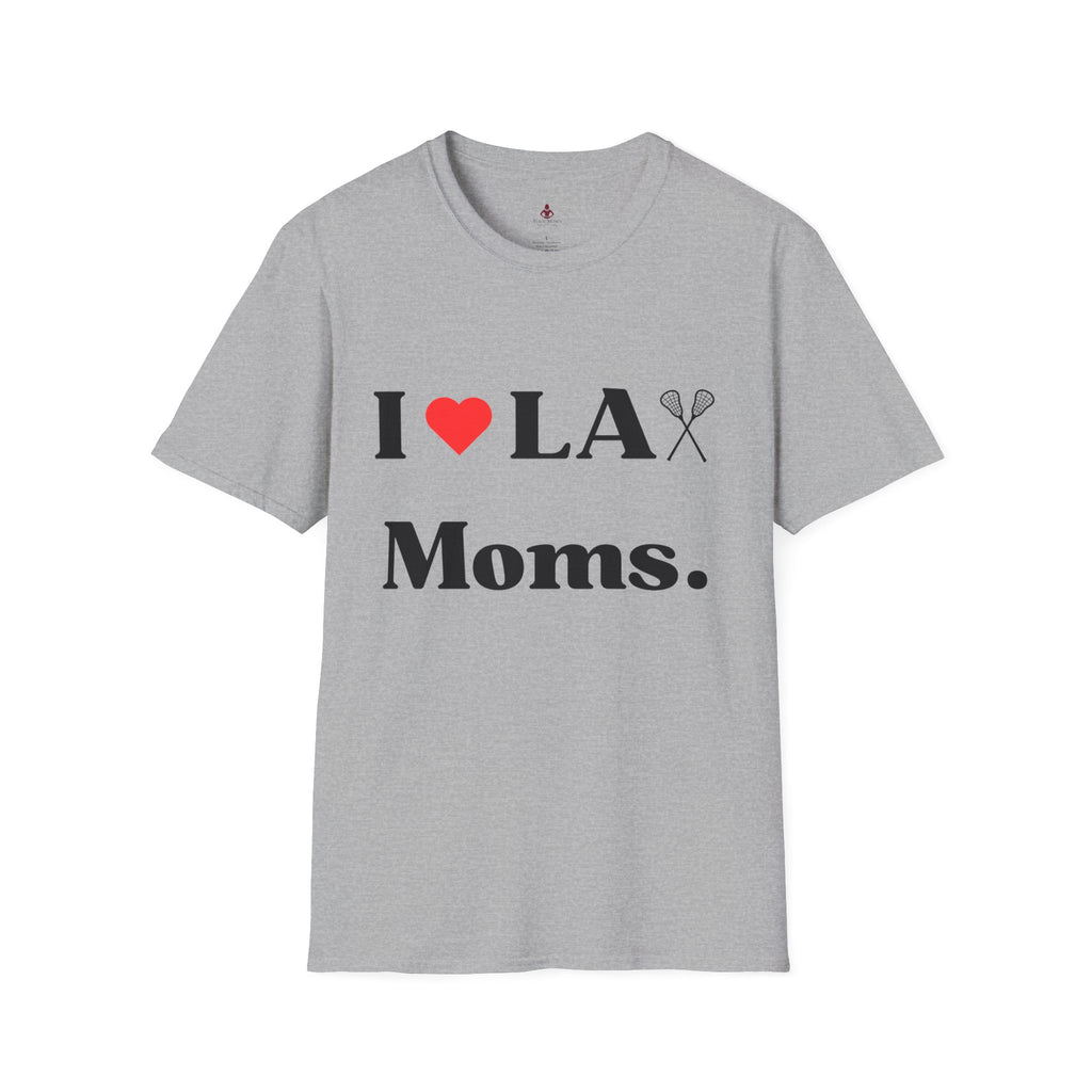'I Love LAX moms' - Unisex Softstyle T-Shirt - Lacrosse - Your Mom's Outfitters