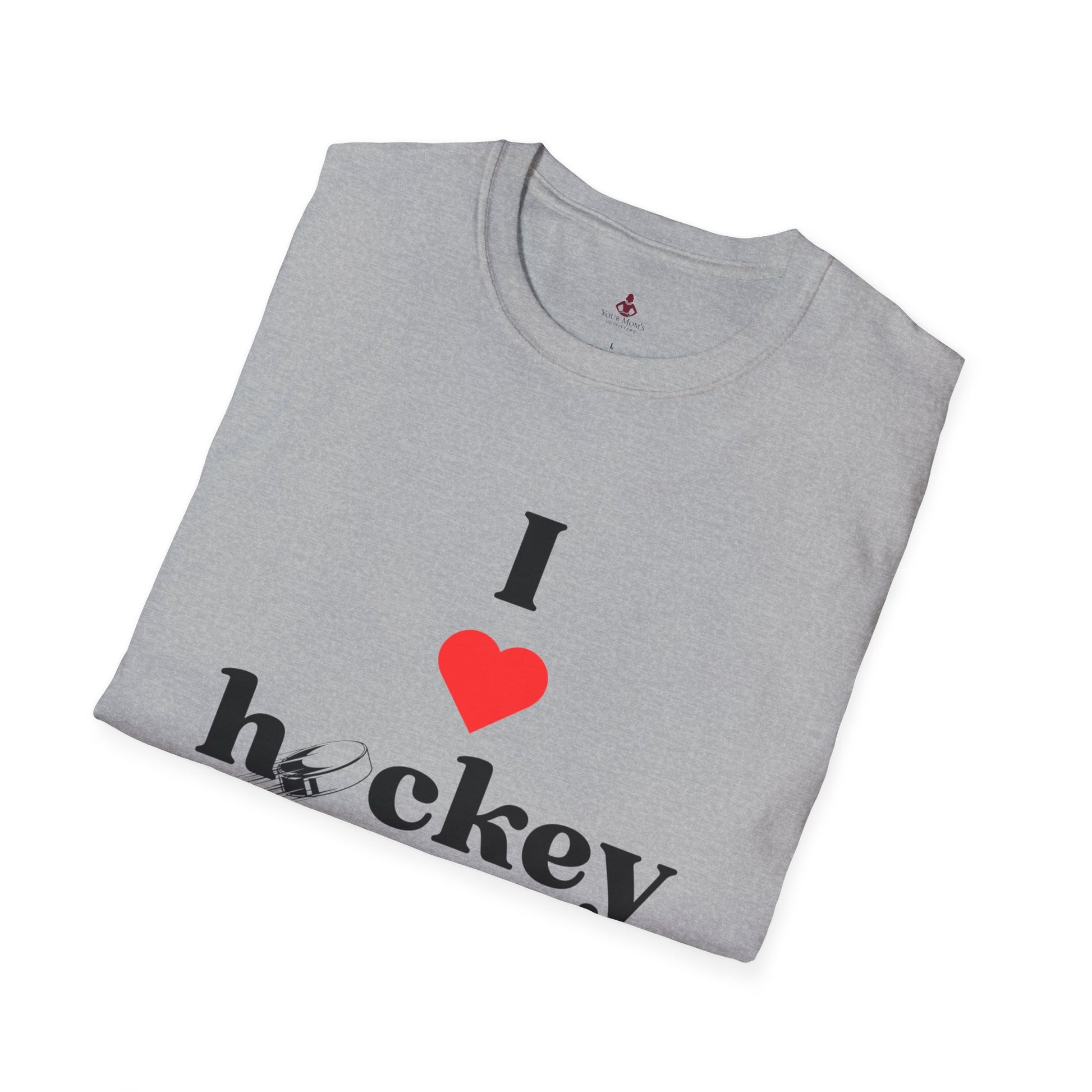 'I Love Hockey Moms' - Unisex Softstyle T-Shirt | Perfect Gift for HOCKEY Enthusiasts - Your Mom's Outfitters